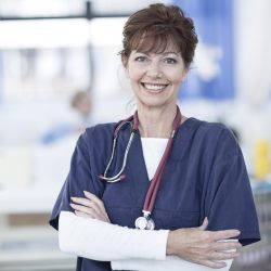 Portrait of smiling doctor